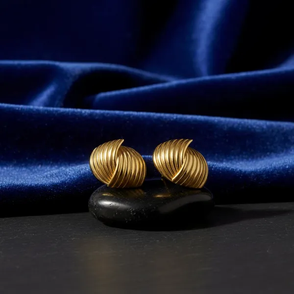 Gold_Stainless_Steel_Anti_Tarnish_Luxe_Radiant_Swirl_Studs_For_Women