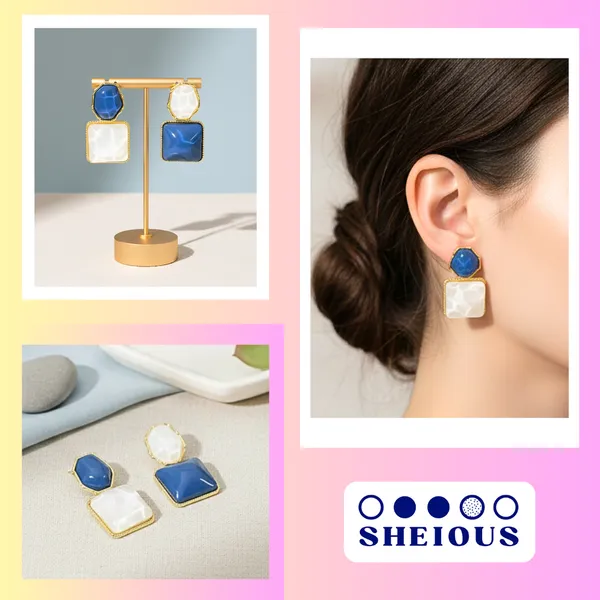 Blue_&_White_Geometric_Statement_Earrings_?_Modern_Color_Block_Drops
