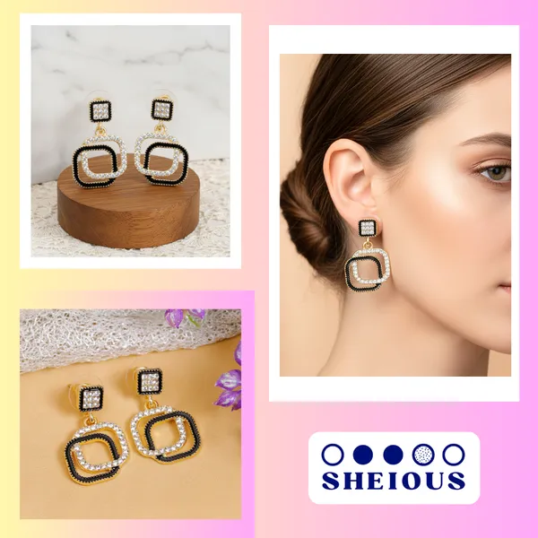 Black_Bold_Crystal_Frame_Earrings_For_Women
