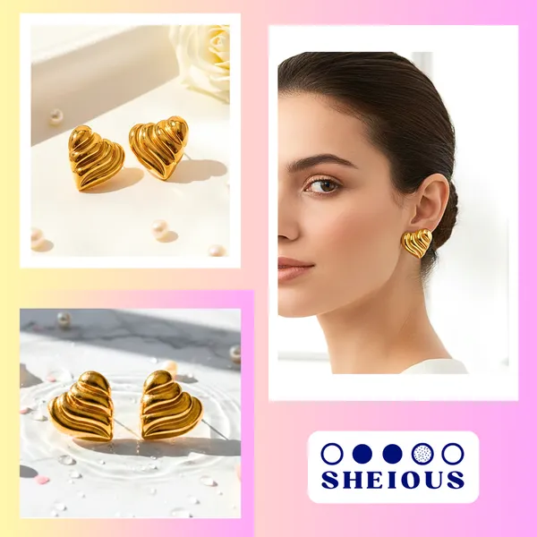 Sculpted_Heart_Studs