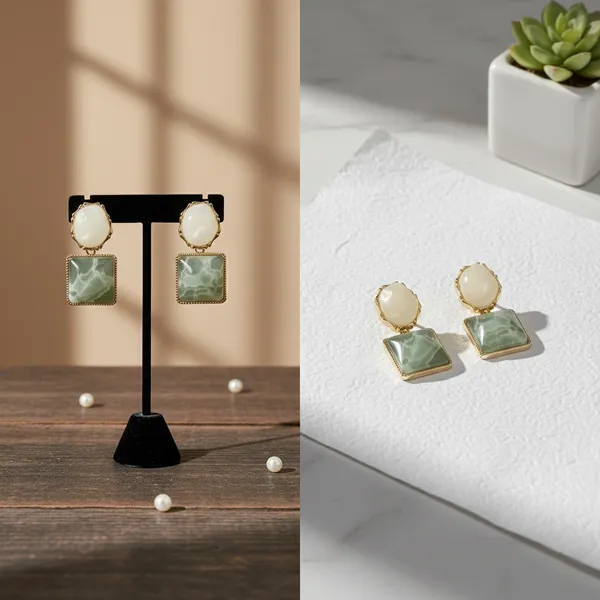 Mint_Green_Soft_Mint_Square_Earrings_For_Women