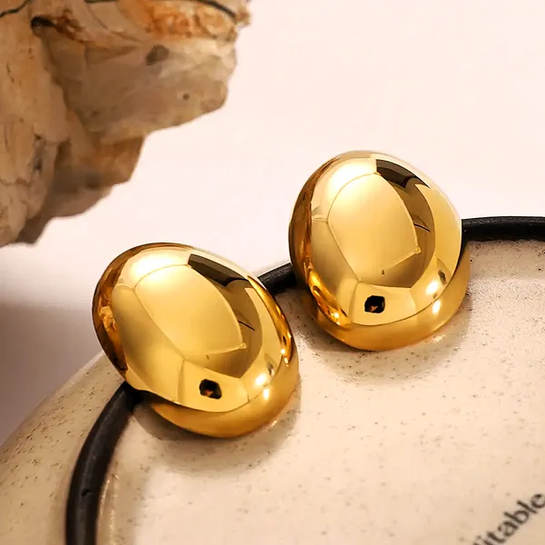 Gold_Metallic_Shine_Dome_Studs_For_Women