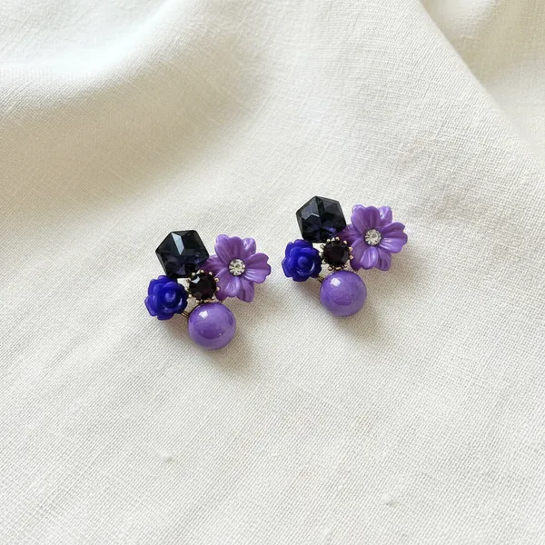 Purple_Luxe_Violet_Bloom_Studs_For_Women