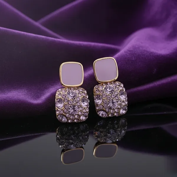 Purple_Alloy_Lavender_Crystal_Statement_Stud_Earrings_?_Glamorous_Sparkle_Squares_For_Women