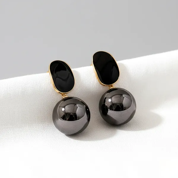 Black_Alloy_Glam_Black_Orb_Statement_Earrings_?_Modern_Golden_Edge_For_Women