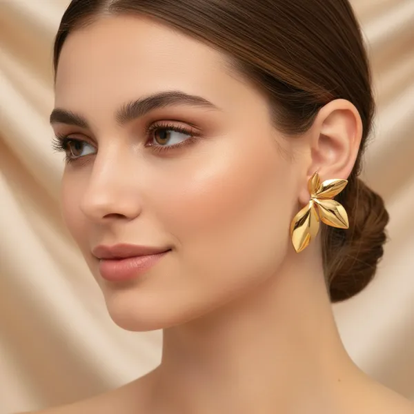 Gold_Leafy_Glow_Earrings_For_Women