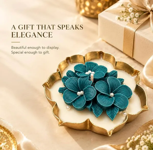 Teal_Bloom_Brass_Urli_Candle