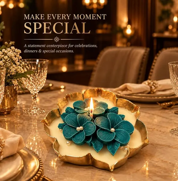 Teal_Bloom_Brass_Urli_Candle