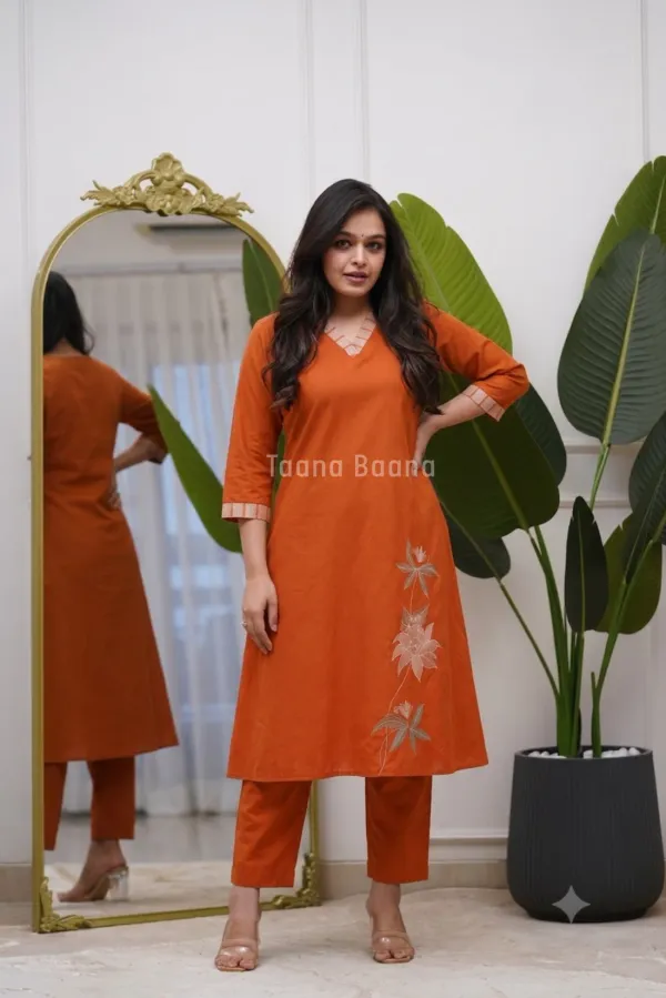 Embroidered_Cotton_Kurta_Pant_Set_|_Elegant_Ethnic_Grace