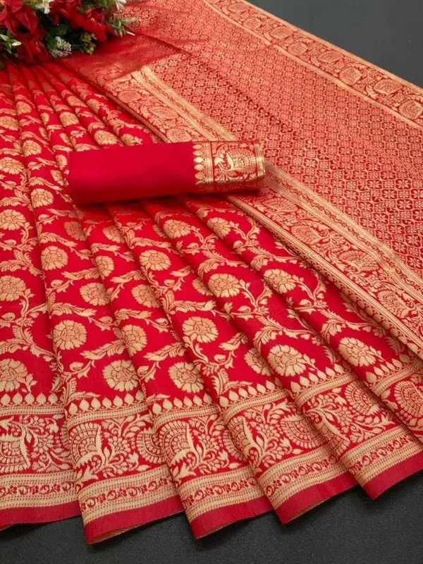 Red_Kanjivaram_Silk_Saree_|_Royal_Jacquard_Pallu