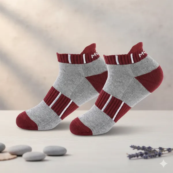 Red_&_Grey_Ankle_Length_Sports_Socks___For_Men_&_Women