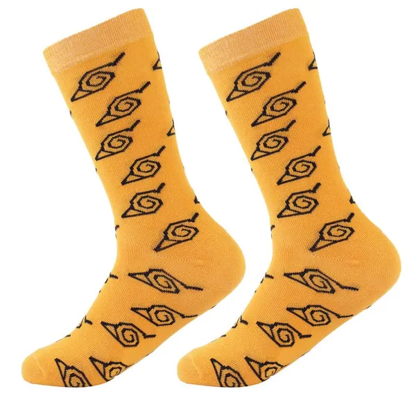 Yellow_Printed_Cotton___Socks_For_Men