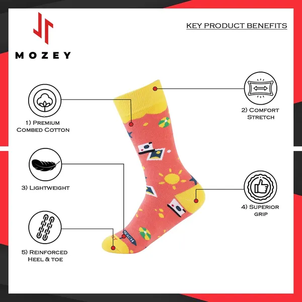 Yellow_Printed_Cotton___Socks_For_Men