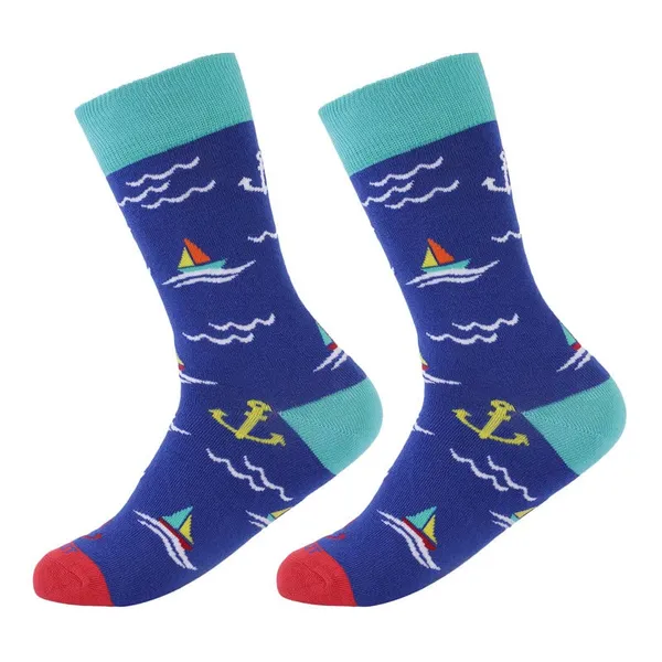 Blue_Printed_Cotton___Socks_For_Men