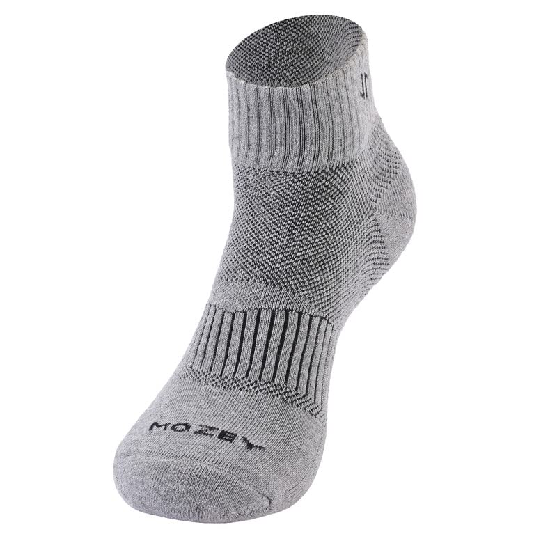 Pack_of_12_Grey_Ankle_Length_Sports_Socks__For_Men_&_Women
