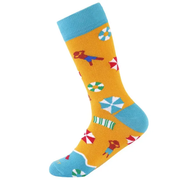 Multicolour_Printed_Cotton_Socks_For_Men