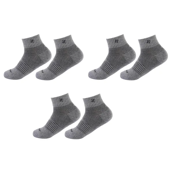 Pack_of_3_Grey_Ankle_Length_Sports_Socks___For_Men_&_Women