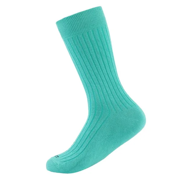 Pack_of_12_Turquoise_Blue_Premium_Calf_Length_Formal_Socks___For_Men