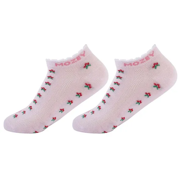 Pink_Cotton_Graphic_Sneaker_Length_Socks_For_Womens