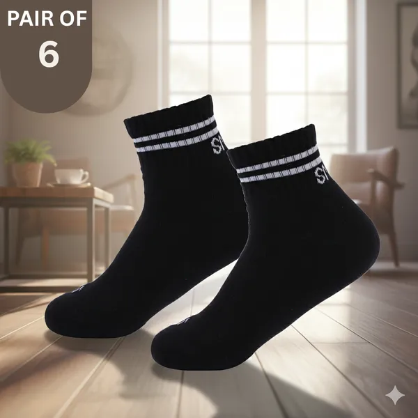 Pack_of_6_Black_&_White_Quarter_Length_Lifestyle_Socks___For_Men_&_Women