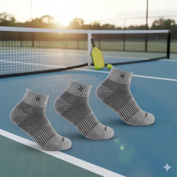 Pack_of_3_Grey_Ankle_Length_Sports_Socks___For_Men_&_Women