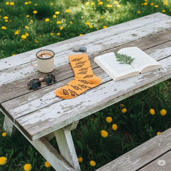 Yellow_Printed_Cotton___Socks_For_Men