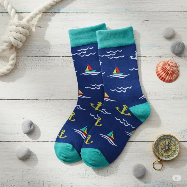 Blue_Printed_Cotton___Socks_For_Men