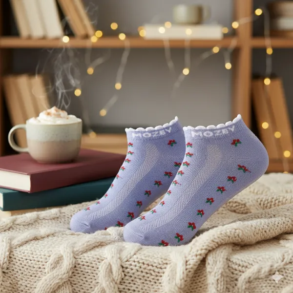 Sky_Blue_Cotton_Graphic_Sneaker_Length_Anklet_Printed_Socks_For_Womens