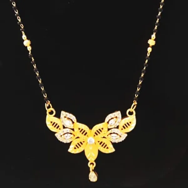 Red_Traditional_Gold-Plated_Mangalsutra_Necklace_With_Butterfly_Floral_Pendant_Design_&_Crystal_Drop_Accent_|_Ethnic_Jewellery_For_Women_And_Wedding_Functions