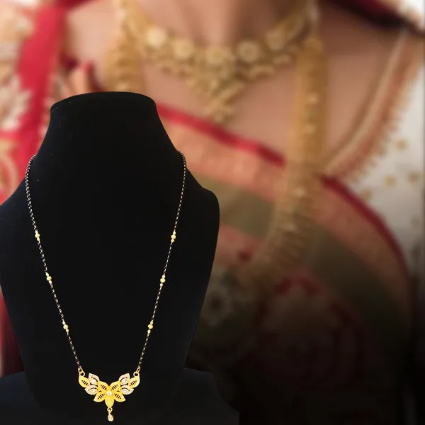 Red_Traditional_Gold-Plated_Mangalsutra_Necklace_With_Butterfly_Floral_Pendant_Design_&_Crystal_Drop_Accent_|_Ethnic_Jewellery_For_Women_And_Wedding_Functions