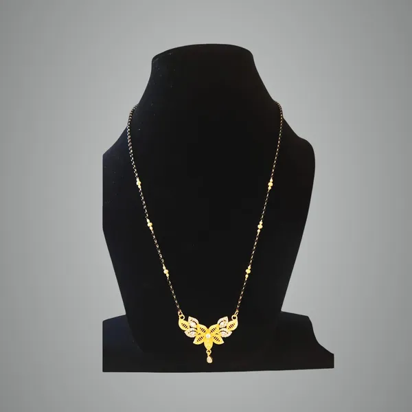 Red_Traditional_Gold-Plated_Mangalsutra_Necklace_With_Butterfly_Floral_Pendant_Design_&_Crystal_Drop_Accent_|_Ethnic_Jewellery_For_Women_And_Wedding_Functions