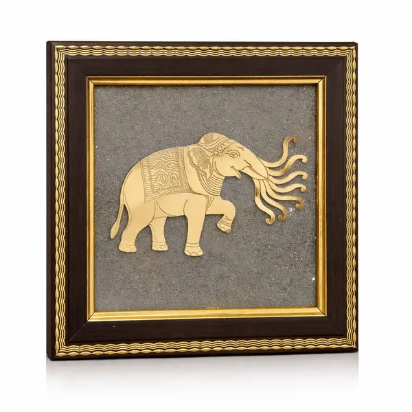 Crusstique_Gold_Royal_Gajraj_Prosperity_Elephant_Wall_Frame_|_Premium_Golden_Vastu_Decor_|_Good_Luck_&_Wealth_Symbol_for_Home,_Office_&_Mandir