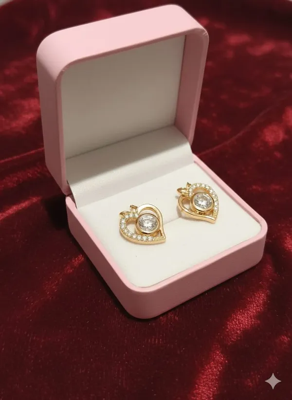Gold_Heart_Shaped_Stud_Earrings_with_Crystal_Center_Stone_and_Bow_Accent,_Elegant_Design_with_Gift_Box