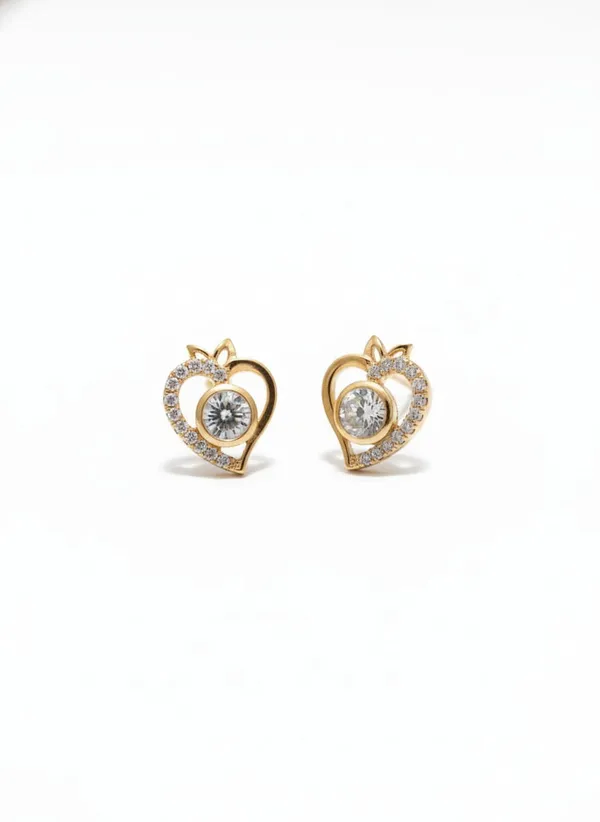 Gold_Heart_Shaped_Stud_Earrings_with_Crystal_Center_Stone_and_Bow_Accent,_Elegant_Design_with_Gift_Box