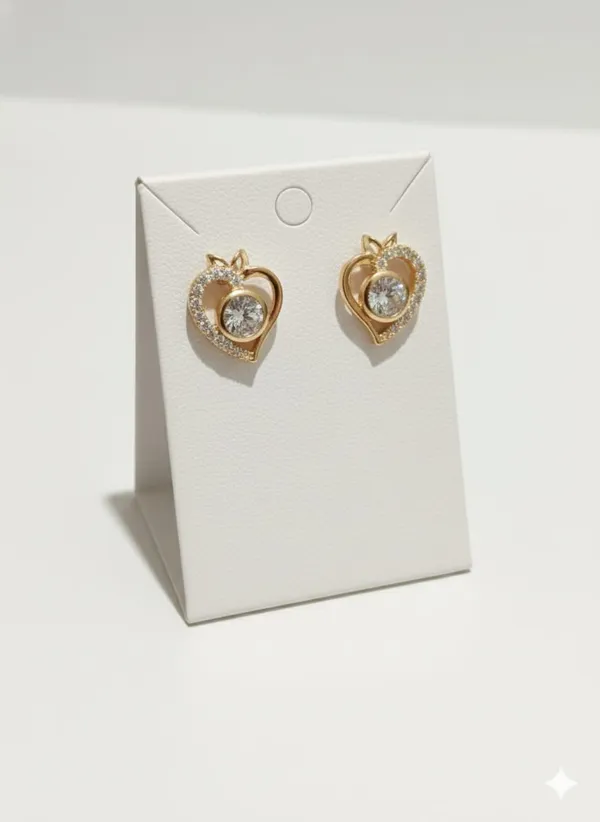 Gold_Heart_Shaped_Stud_Earrings_with_Crystal_Center_Stone_and_Bow_Accent,_Elegant_Design_with_Gift_Box