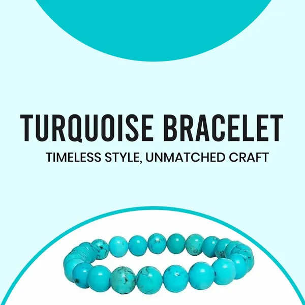 CRUSSTIQUE_GOLD__Natural_Turquoise_Stone_Beaded_Bracelet,_Handcrafted_Firoza_Bracelet_For_Men_And_Women_Multi_Crystal_Bracelet[with_authentic_lab-certificate]