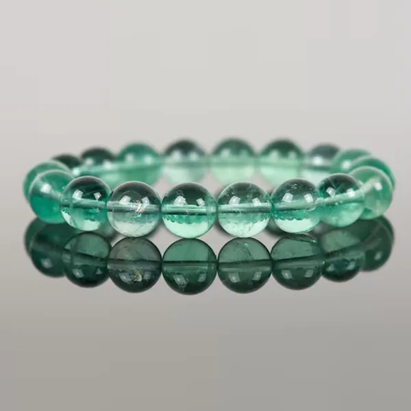 Multicolour_Natural_Fluorite_Gemstone_Beaded_Bracelet,_Crystal_Stretch_Band_For_Men_And_Women,_Healing_Energy_And_Mental_Clarity_Wristband