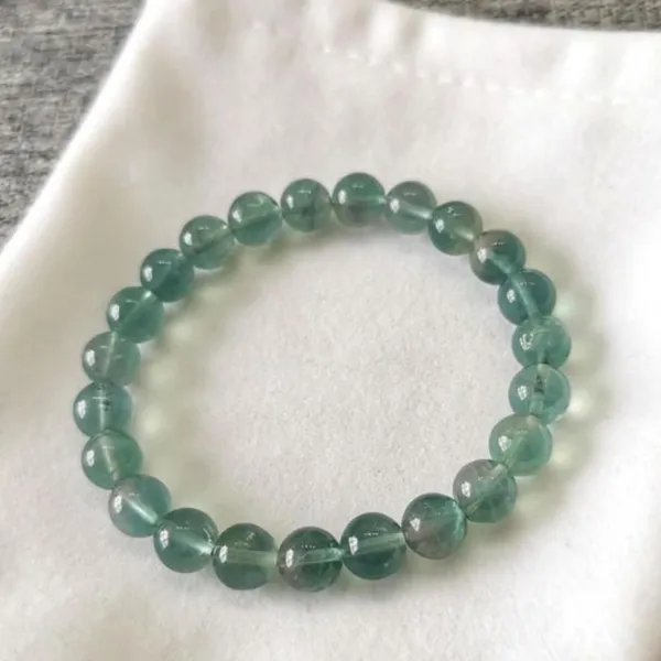 Multicolour_Natural_Fluorite_Gemstone_Beaded_Bracelet,_Crystal_Stretch_Band_For_Men_And_Women,_Healing_Energy_And_Mental_Clarity_Wristband