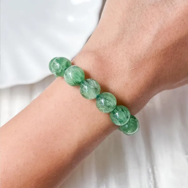 Multicolour_Natural_Fluorite_Gemstone_Beaded_Bracelet,_Crystal_Stretch_Band_For_Men_And_Women,_Healing_Energy_And_Mental_Clarity_Wristband