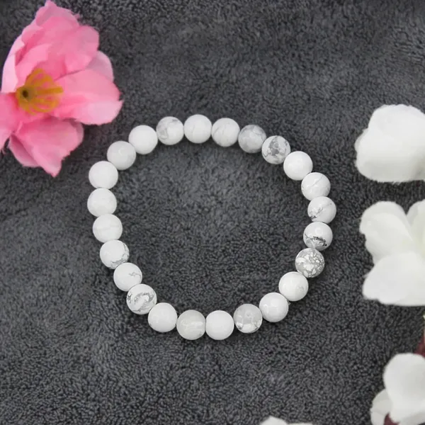 Multicolour_Natural_Howlite_Stone_Beaded_Bracelet,_8Mm_Marble_Pattern_Beads,_Calming_Energy_Healing_Crystal_Wristband_For_Men_And_Women