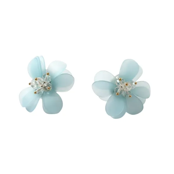 Blue_Crystal_Flower_Stud_Earrings_For_Women_Light_Petals_Gold-Toned_Accents_Elegant_Floral_Jewelry_Lightweight_Comfortable_Gift_For_Her_Party_And_Office