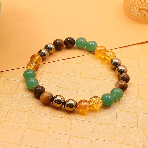 Multicolour_Natural_Stone_Prosperity_Bracelet_With_Aventurine_Citrine_Hematite_Beads_Wealth_Attraction_Money_Magnet_Multi_Crystal_Bracelet_For_Men_Women