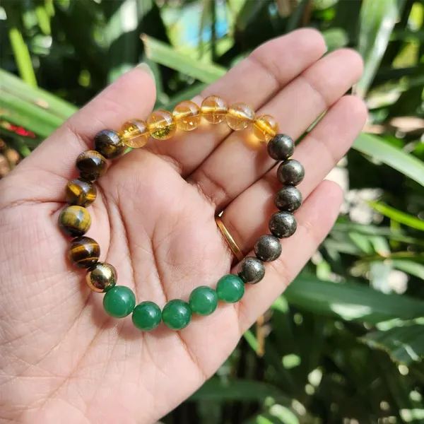 Multicolour_Natural_Stone_Prosperity_Bracelet_With_Aventurine_Citrine_Hematite_Beads_Wealth_Attraction_Money_Magnet_Multi_Crystal_Bracelet_For_Men_Women