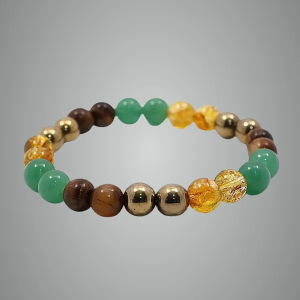 Multicolour_Natural_Stone_Prosperity_Bracelet_With_Aventurine_Citrine_Hematite_Beads_Wealth_Attraction_Money_Magnet_Multi_Crystal_Bracelet_For_Men_Women