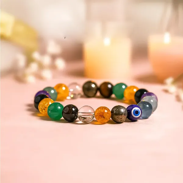 Multicolour_Multi_Crystal_Bracelet_Evil_Eye_Protection,_Multi-Gemstone_Beaded_Stretch_Bracelet_With_Amethyst_Agate_Crystal_For_Men_And_Women