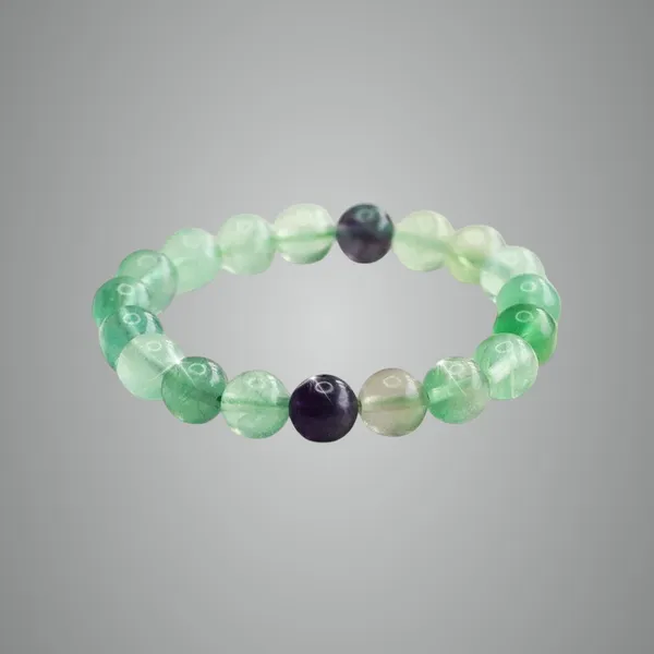 White_Natural_Multi_Fluorite_Bracelet,_Healing_Stone_Beads_Jewelry_For_Balance,_Positive_Energy,_Meditation,_And_Spiritual_Wellness,_Adjustable_Wrist_Accessory