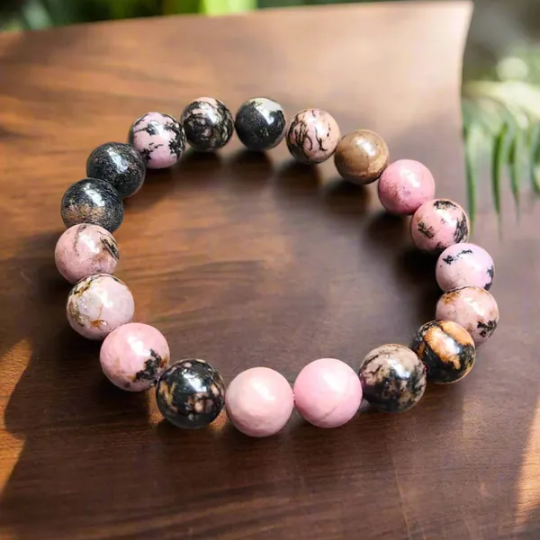 Red_Rhodonite_Natural_Stone_Bracelet,_Healing_Crystal_Beads_Jewelry_For_Emotional_Balance,_Positive_Energy,_Meditation,_And_Spiritual_Wellness,_Adjustable_Wrist_Accessory