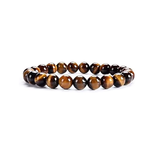 Multicolour_Natural_Tiger_Eye_Stone_Bracelet,_Brown_Beaded_Design_For_Men_And_Women,_Timeless_Style_Multi_Crystal_Bracelet[with_authentic_lab-certificate]