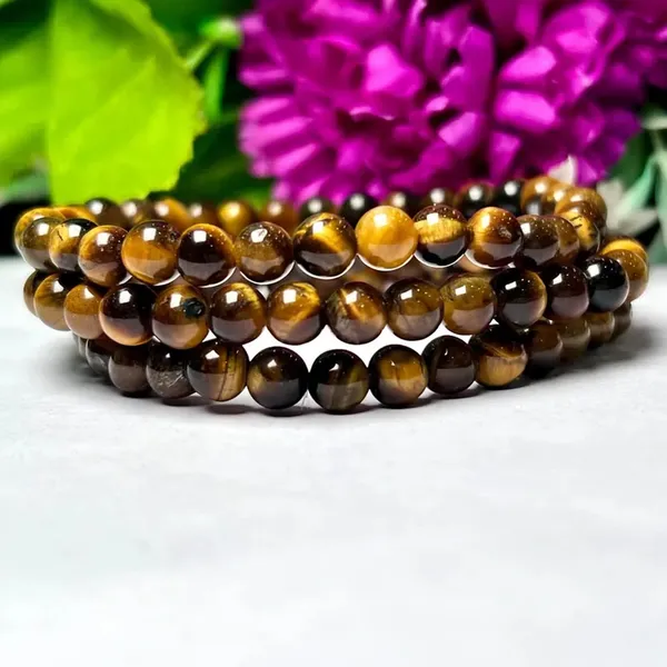 Multicolour_Natural_Tiger_Eye_Stone_Bracelet,_Brown_Beaded_Design_For_Men_And_Women,_Timeless_Style_Multi_Crystal_Bracelet[with_authentic_lab-certificate]