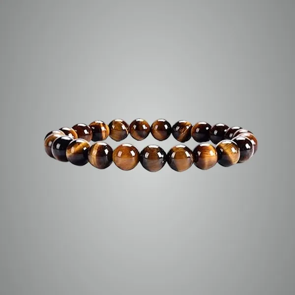 Multicolour_Natural_Tiger_Eye_Stone_Bracelet,_Brown_Beaded_Design_For_Men_And_Women,_Timeless_Style_Multi_Crystal_Bracelet[with_authentic_lab-certificate]